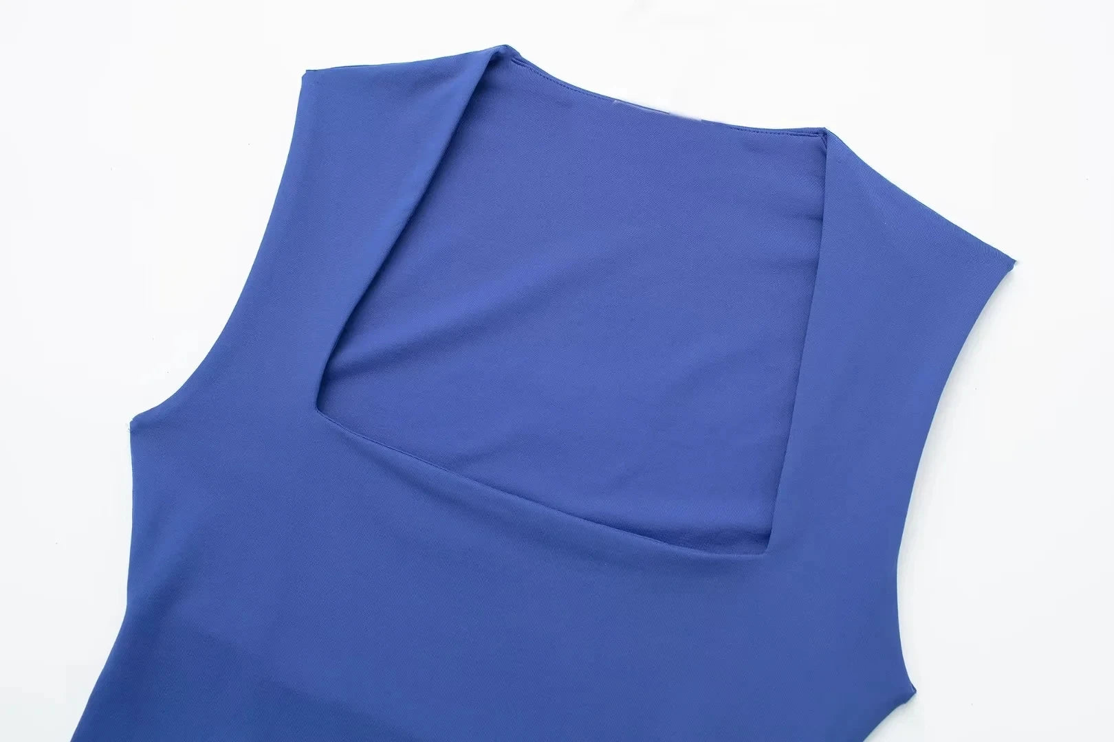 Square Neck Sleeveless Bodysuit Sheyln