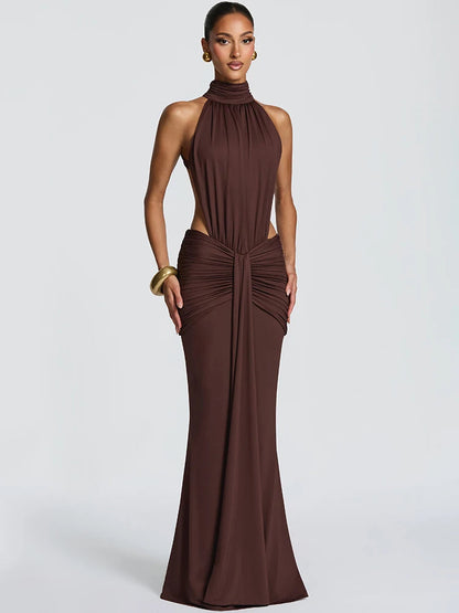 Luxe Backless Maxi Dress Sheyln