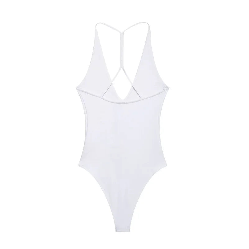 Slip Bustier Backless Bodysuit Sheyln