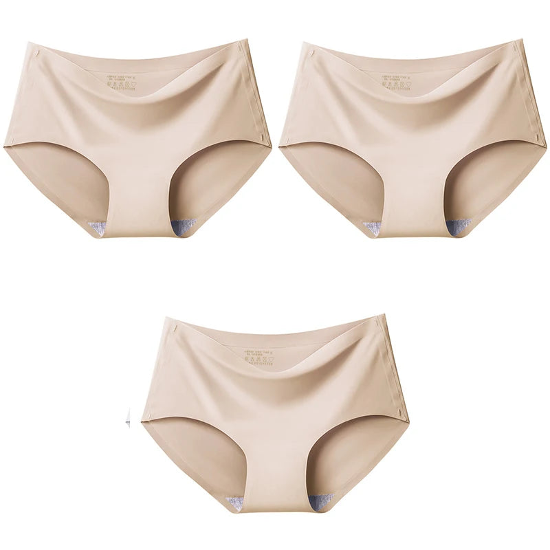 Ice Silk Seamless Briefs 3-Pack Sheyln