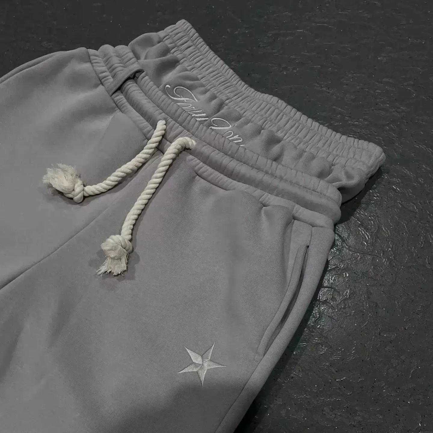 Loose Double-Waist Sweatpants Sheyln