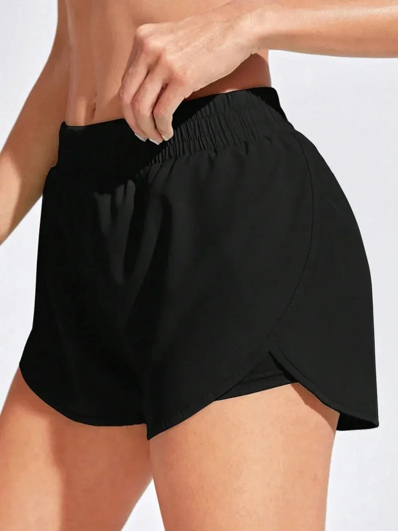 High Waist Yoga Shorts Sheyln
