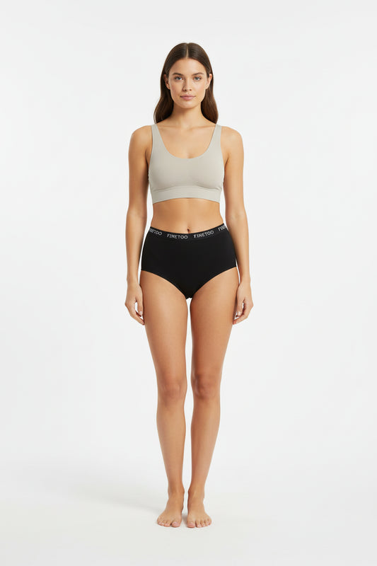 Cotton High-Rise Brief