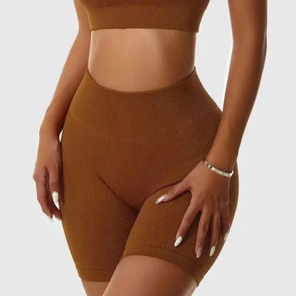 Seamless High Waist Sports Shorts Sheyln