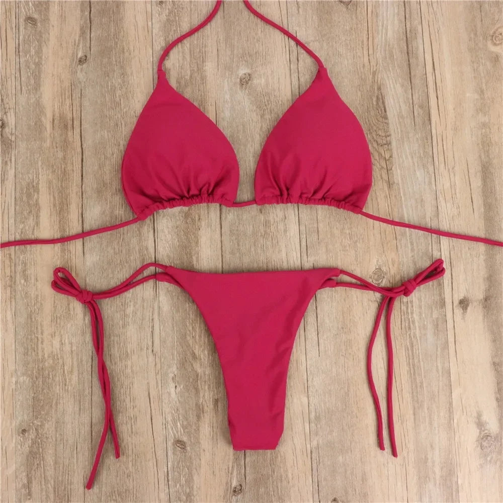 Halter Bikini Set Sheyln