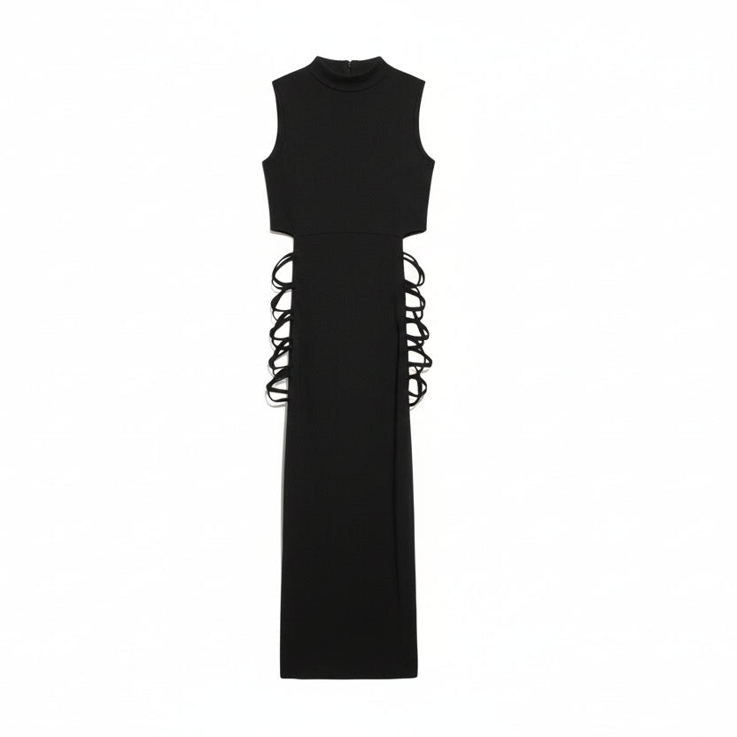 Criss Cross Cut Out Bodycon Dress