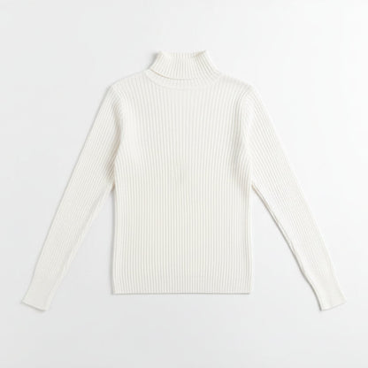 Elegant Knit Turtleneck Pullover – Slim Fit Sheyln