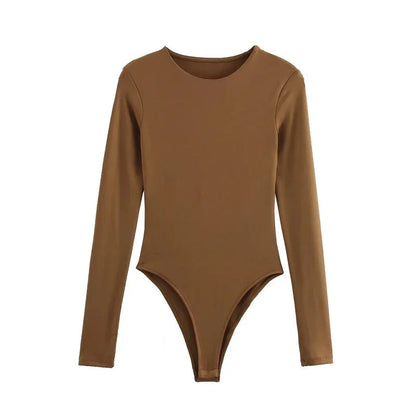 Bustier Long Sleeve Bodysuit Sheyln