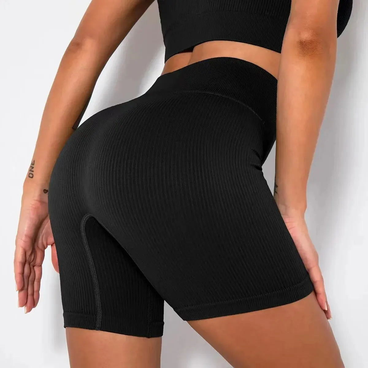 Seamless High Waist Sports Shorts Sheyln