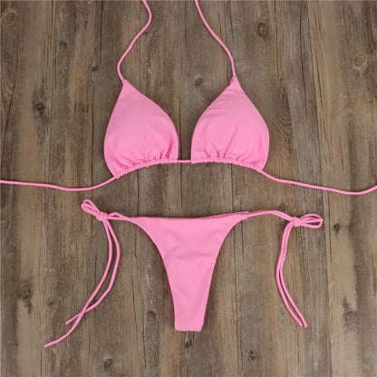 Halter Bikini Set Sheyln