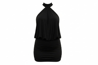 Halter Mini Dress Sheyln