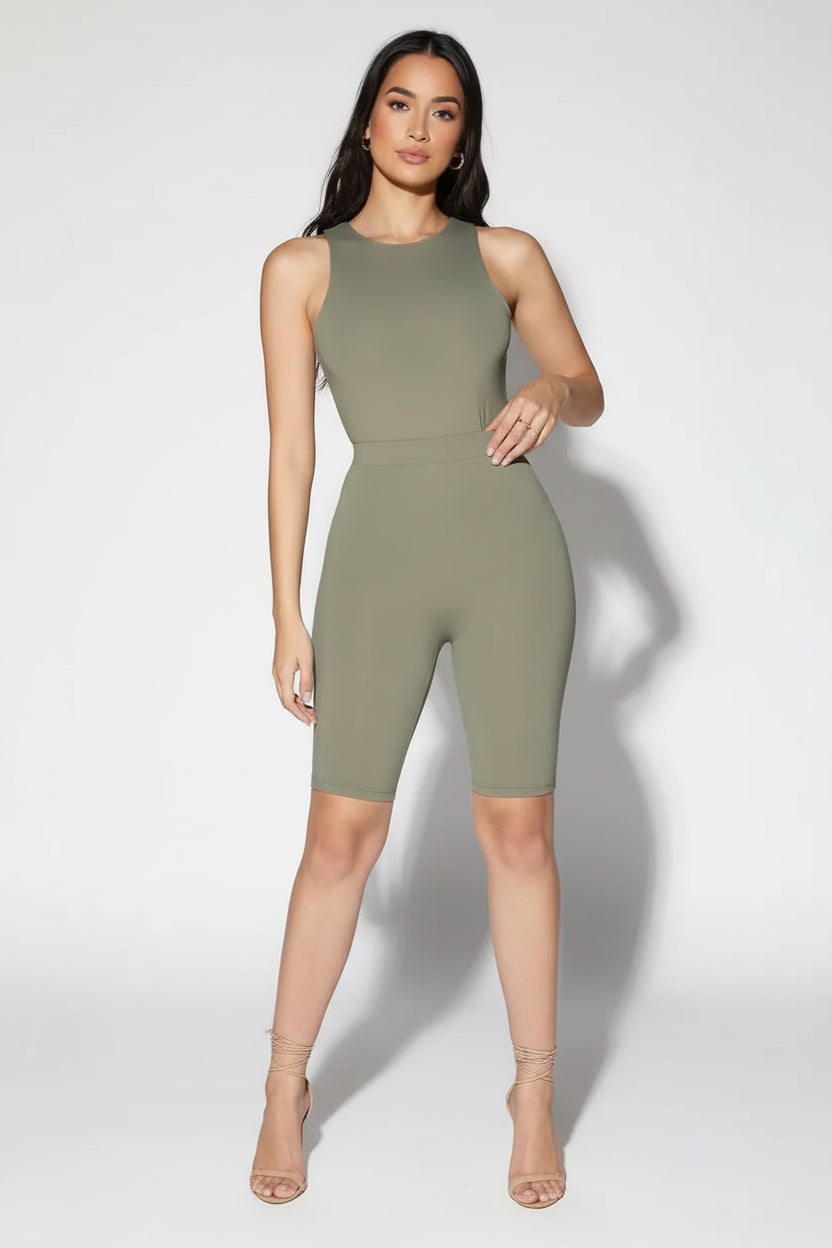 Fitted Tank Bodysuit Sheyln