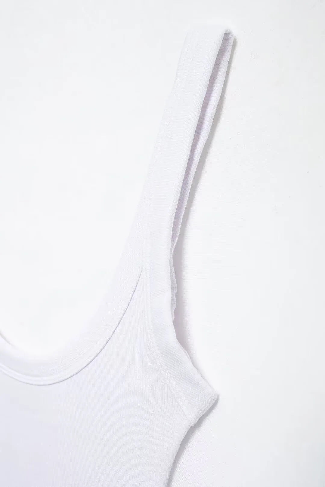 Ribbed Snap-Button Bodysuit Sheyln