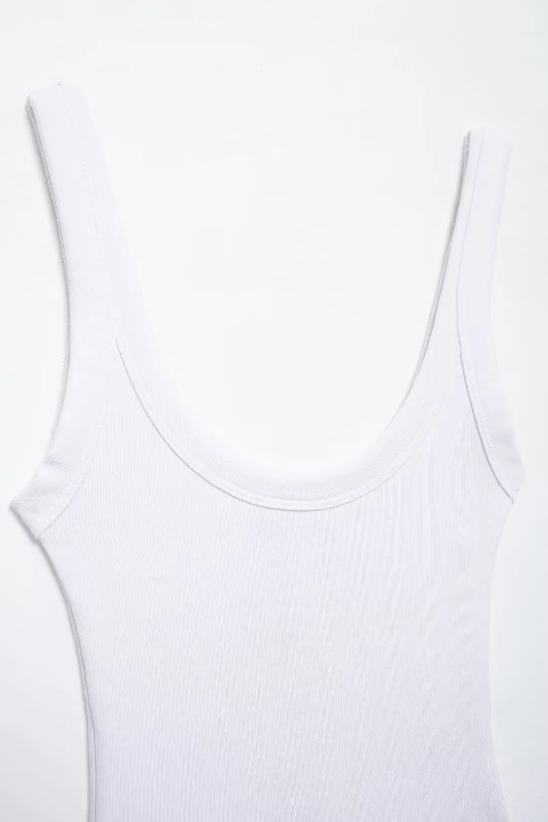 Ribbed Snap-Button Bodysuit Sheyln