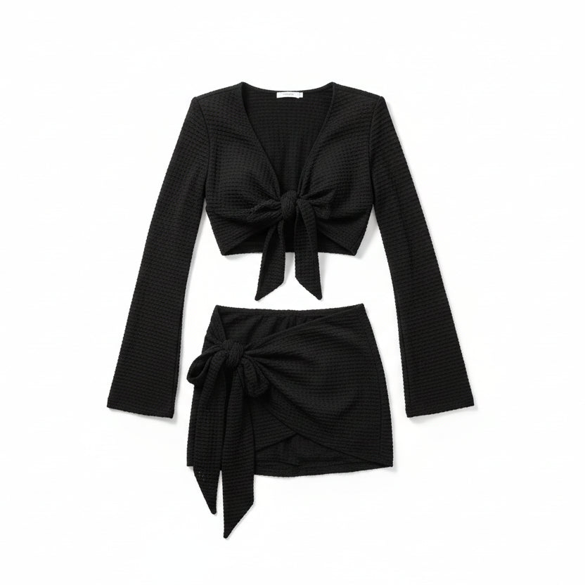 3-Piece High Waist Split Bikini Set Sheyln