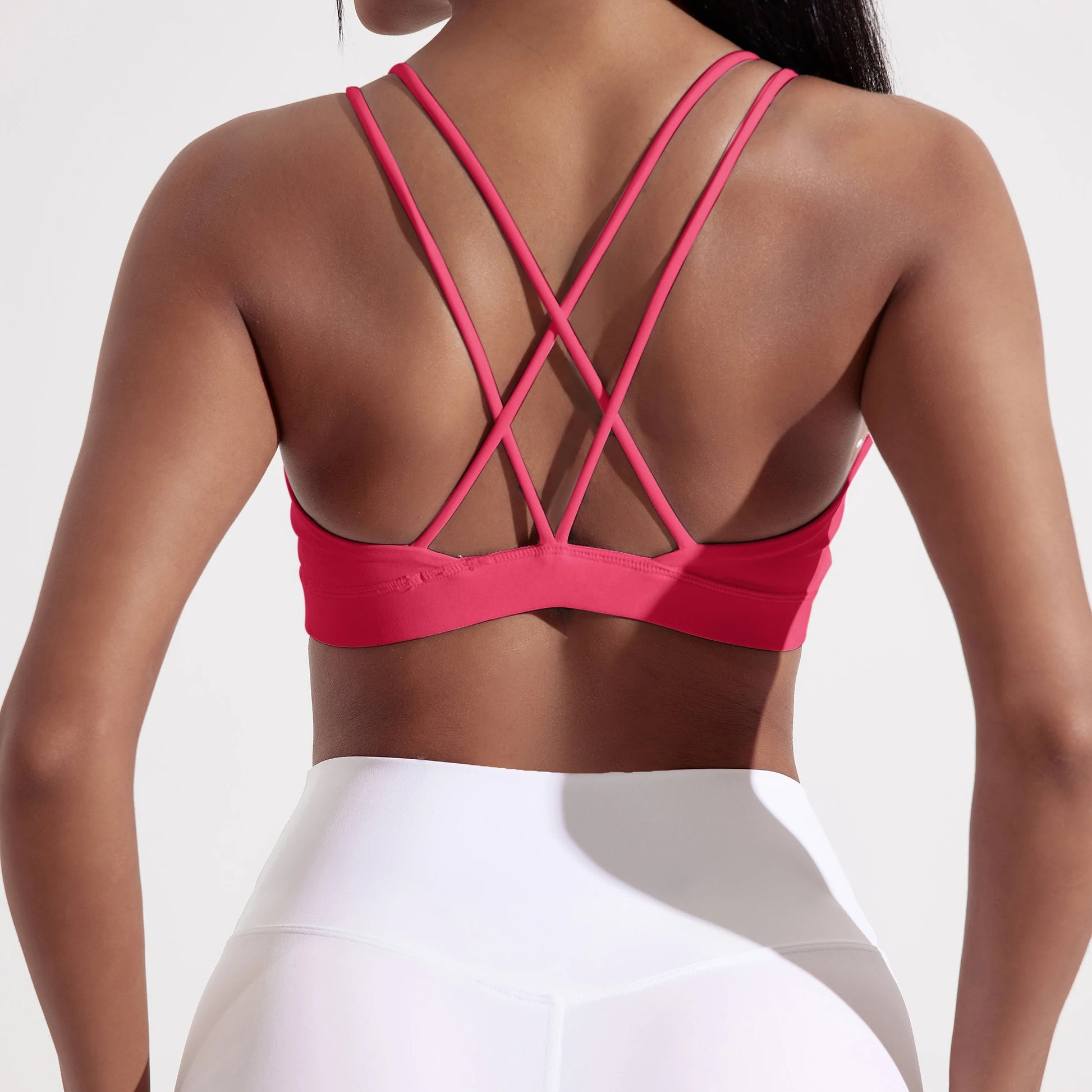 Cross-Back High Support Sports Bra Sheyln