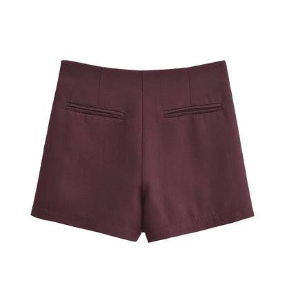 High-Waist Mini Skort Sheyln