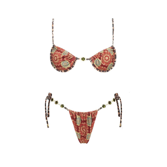 Shiny Diamond Halter Bikini Set Sheyln