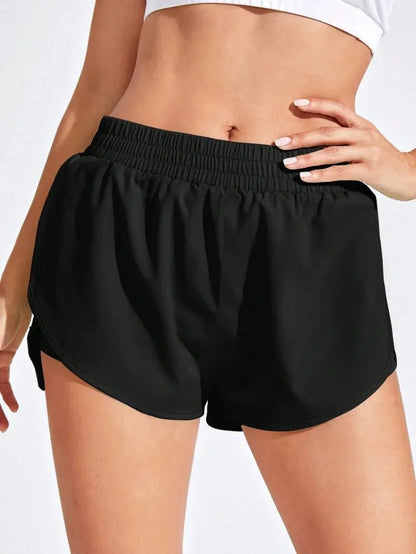 High Waist Yoga Shorts Sheyln