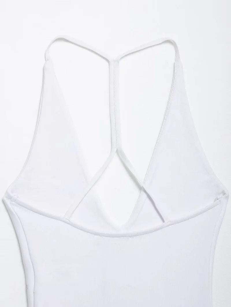 Slip Bustier Backless Bodysuit Sheyln
