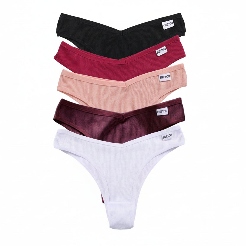 Cotton Bikini Briefs 5-Pack Sheyln
