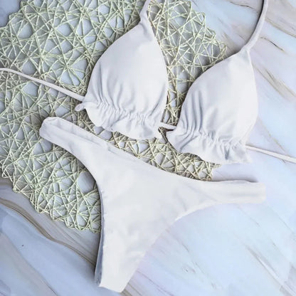 Bandage Push-Up Thong Bikini Set Sheyln