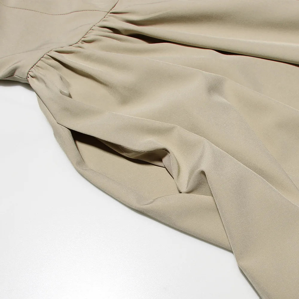 Pleated Summer Midi Slip Dress