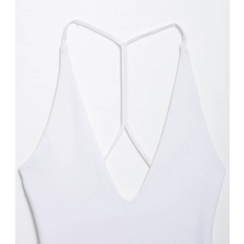 Slip Bustier Backless Bodysuit Sheyln