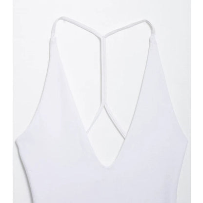Slip Bustier Backless Bodysuit Sheyln