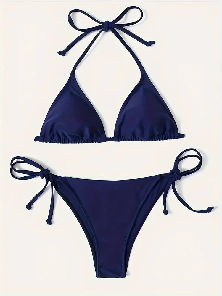 Triangle Thong Bikini Set Sheyln