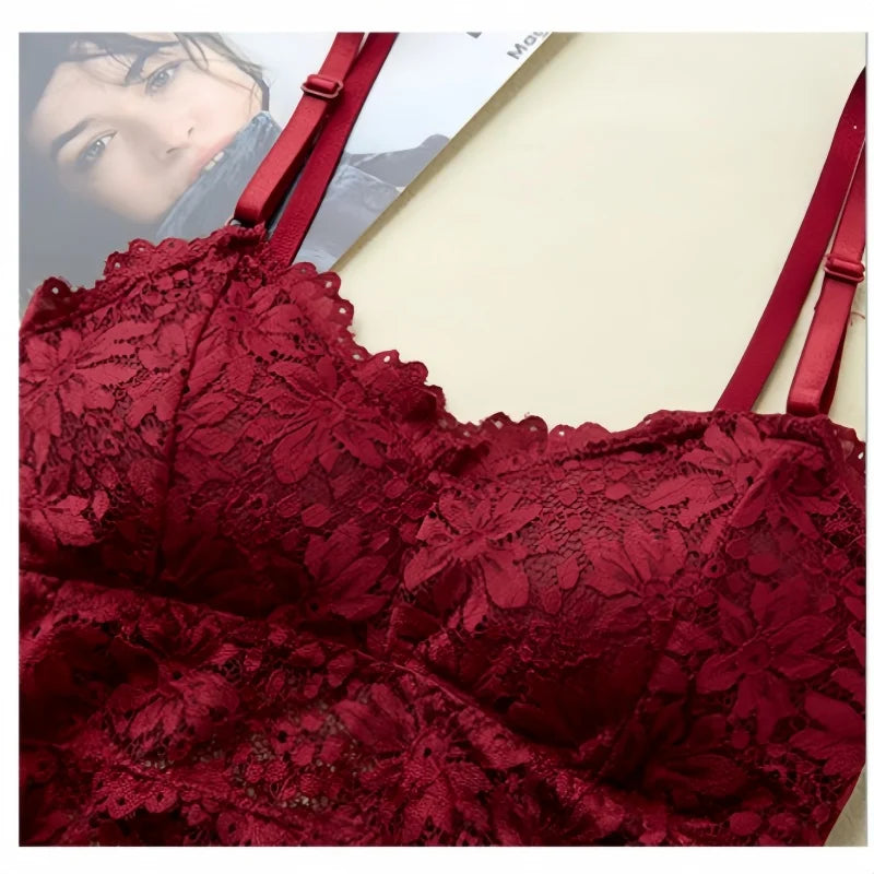 Floral Lace Wire-Free Bralette Sheyln