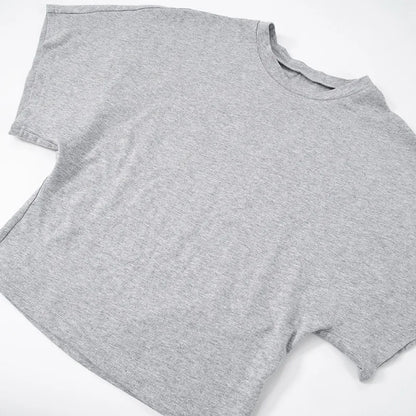 Gray Cropped Tee